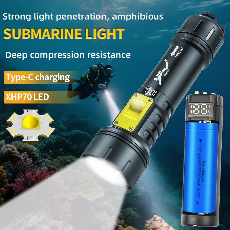 Aquatic Diving - Nouveau XHP70 lampe de poche de