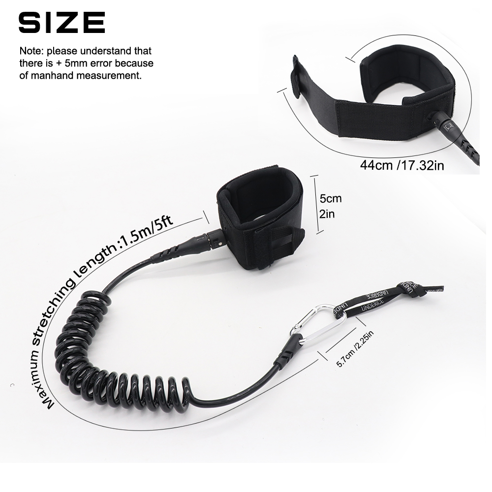 UICE 5FT 5MM Laisse de surf en - Surfboard Leash Ankle avis et prix